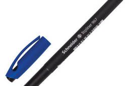 Ручка капиллярная Schneider Topliner 967, Синяя, черный. ..
