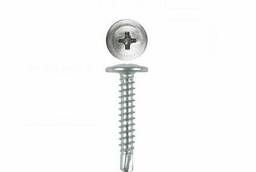 Metal-to-metal self-tapping screw 4, 2 * 38 mm. , drill, 100 pcs. galvanized