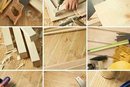 Sanding, scraping of parquet, boards, paint removal, tint