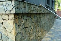 Сланец природный-отделка стен, фасад, цоколя