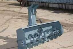 Rotary auger snow blower
