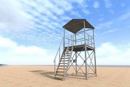 Rescue post. Rescue tower. Security post