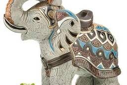 Статуэтка Индийский слон. Эксклюзивная керамическая. ..