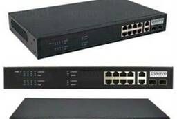 SW-60822/B(150W) Коммутатор 10-портовый Fast Ethernet с PoE