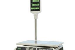 Торговые настольные весы M-ER 326 ACP Slim LCD Белые