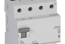 Выключатель дифференциального тока RX3 4P 25А тип А 30мА. ..