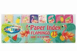 Закладки клейкие Centrum Flamingo бумажные, 50x15 мм, 8. ..