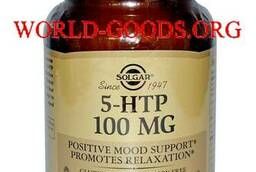 5HTP, 100 мг, 90 растительных капсул, Солгар, гидрокситрипто