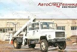 Автовышка АГП-18Т - ГАЗ-33086 Земляк (двухрядная кабина)