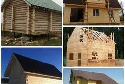 Бригада плотников. Строительство деревянных домов и бань.