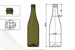 Бутылка под шампанское II-2-КПШ1-750