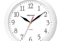 Часы настенные Troyka 11110113, круг, белые, белая рамка. ..