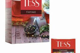 Чай TESS (Тесс) Thyme, черный, чабрец и цедра лимона. ..