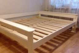 Sofa-bed, a bed of wood .