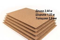 ДВП (древесно-волокнистая плита) 1. 22 Х 2. 44 толщина 2. 5 мм