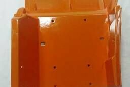 DZ13241240425, подножка F3000 левая (корпус) оранжевый