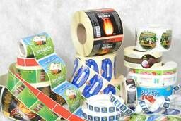 Label- self-adhesive in rolls, dry label