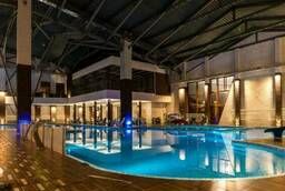 Fitness club premium with a pool