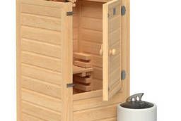 Phyto-barrel from Altai cedar Sauna by Siberia (mini-sauna with a steam generator)