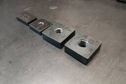 Square nuts, non-standard fasteners, brackets, brackets.