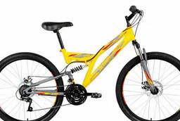 Горный (MTB) велосипед MTB FS 26 Disc желтый/серый. ..