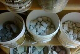 Stones for baths and saunas