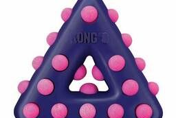 Kong Игрушка KONG Dotz для собак треугольник большой 17 см