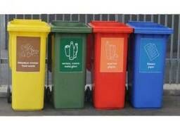 Контейнеры для раздельного сбора мусора пластиковые