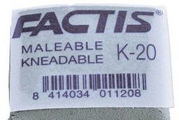 Ластик-клячка Factis K 20, 37х29х10 мм, серый. ..