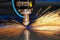 Laser cutting, bending, grinding metal