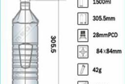 Line for bottling water in bottles of 0.5-1 l
