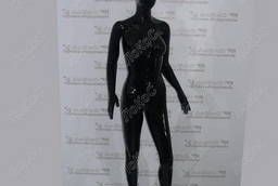 Манекен женский 175см, 86-65-86см, черный глянец, J04/Black
