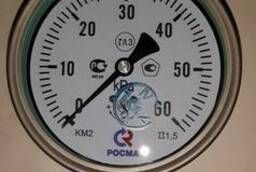 Манометр газовый низкого давления км2 60кПа, 25кПа