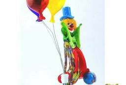 MD11 Клоун Лаки с воздушными шариками и новогодним шаром. ..