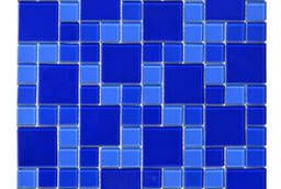 Мозаика стеклянная Aquaviva Cristall Dark Blue DCM305 (23 мм - 48