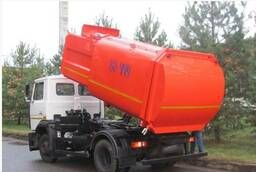 Garbage truck with side loading KO-449-41