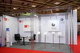 Registration of exhibitions, exhibition stands under the order