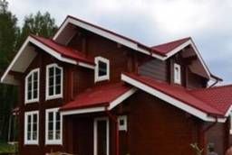 Окраска деревянных домов.