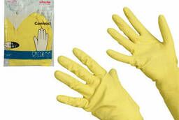 Household rubber gloves Vileda Contract with cotton ..