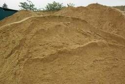 Песок природный, мытый карьерный строительный