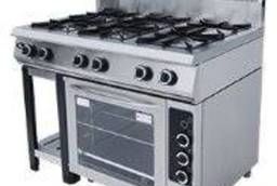 Gas stove 6-burner F6PDG  800 with oven. ..