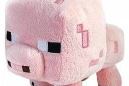 Плюшевая игрушка Minecraft Baby Pig Поросенок, 18см