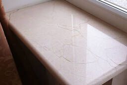 Подоконники из мрамора натурального камня в Сочи