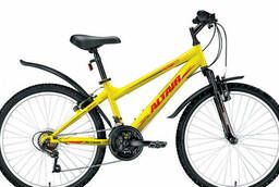 Подростковый горный (MTB) велосипед MTB HT 24 Disc желтый. ..