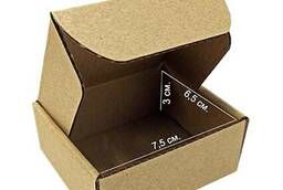 Самосборная коробка 7, 5х6, 5х3 см.