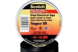 Scotch Super 88 19мм х 20м черная, Изолента ПВХ в/класса
