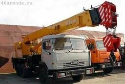 I rent the MAZ KS2022 truck crane in Kursk