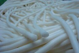 Silicone cords. Porous cords. Monolithic cords.