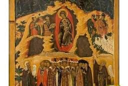 Собор Пресвятой Богородицы, икона, 180x240 см