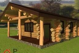 Wild style log cabin from Cedar